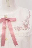 画像2: Amavel / Fluffy Jewels Bunnyうさみみブラウス  シロ×ピンク O-25-04-14-015-CA-BL-IG-OS (2)