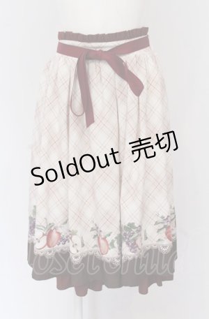 画像: axes femme POETIQUE / ラ レコルトチェックスカート M キナリ O-25-04-14-020-AX-SK-OW-OS