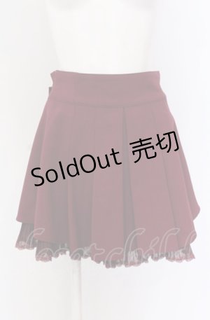 画像: Secret Magic / ウエストリボンスカート  ワイン O-25-04-14-025-CA-SK-IG-OS