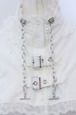 画像2: Jamie エーエヌケー / チェーンクロップドブラウス M シロ O-25-04-14-032-LO-BL-OW-OS (2)