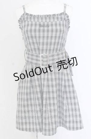 画像: Hauls / 小悪魔ちゃんチェックわんぴ F クロ O-25-04-14-035-LO-OP-OW-OS