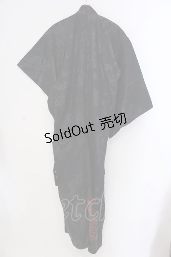 画像4: h.ANARCHY / 浴衣セット  ブラック×レッド O-25-04-15-003-HN-OP-IG-OS (4)