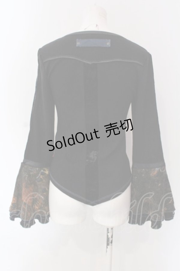 画像4: Ozz On / レースアップ異素材ニット  ブラック O-25-04-15-033-OO-TO-IG-OS (4)