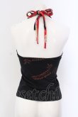 画像3: gouk / レースアップホルターキャミソール  ブラック×レッド O-25-04-15-004-GO-TO-IG-OS (3)