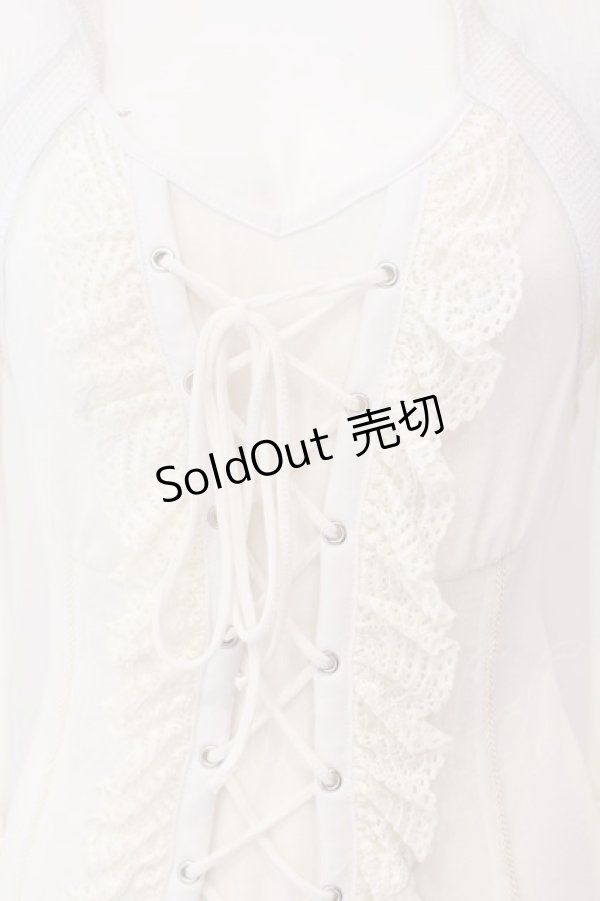 画像2: Ozz Croce / レースアップニットソー  オフシロ O-25-04-15-054-OO-TO-IG-OS (2)