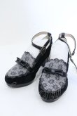 画像1: axes femme / ロマンティックレースパンプス L クロ O-25-04-15-1020-AX-SH-OW-OS (1)