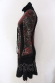 画像3: Ozz Croce / 薔薇刺繍ニットワンピース  ブラック×レッド O-25-04-15-075-OO-OP-IG-OS (3)