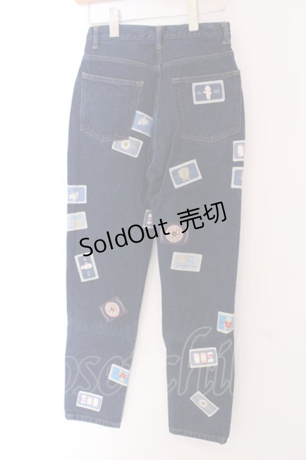 画像4: PINK HOUSE / キューピーパッチデニムパンツ  インディゴ O-25-04-15-080-LO-PA-IG-ZT217 (4)