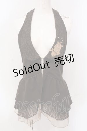 画像: axes femme / 薔薇レースジレ  ブラウン O-25-04-17-032-AX-TO-IG-OS
