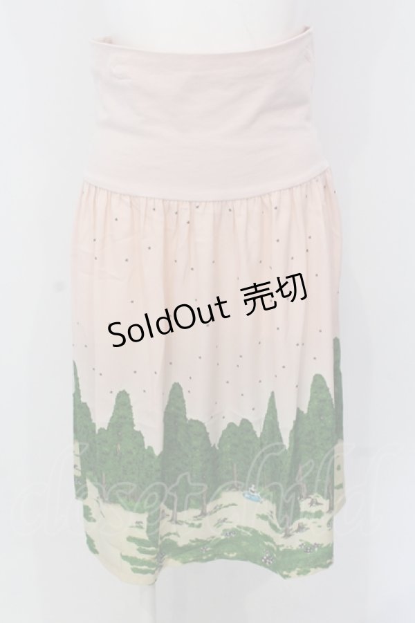 画像1: 【SALE】Franche Lippee / 白雪姫柄スカート M ピンク O-25-04-17-036-LO-SK-OW-ZT023 (1)