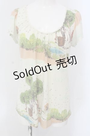 画像: Franche Lippee / 三匹の子ぶたカットソー M キナリ系 O-25-04-17-040-LO-TO-OW-ZT073
