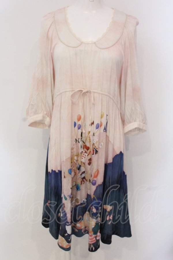 画像1: franche lippee black / 春アリスたぽワンピース M ミルク O-25-04-17-051-LO-OP-IG-ZT045 (1)