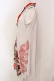 画像3: Qutie Frash / インナーチュニック  ホワイト×レッド O-25-04-17-059-QU-TO-IG-OS (3)