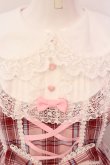 画像2: Angelic Pretty / Dolly Girl付け袖ワンピース(タータン)  ピンク O-25-04-17-068-AP-OP-IG-OS (2)