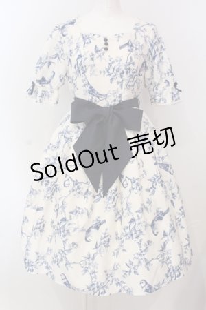 画像: axes femme kawaii / カトルオワジヨンワンピース  シロ×アオ O-25-04-17-008-AX-OP-IG-OS