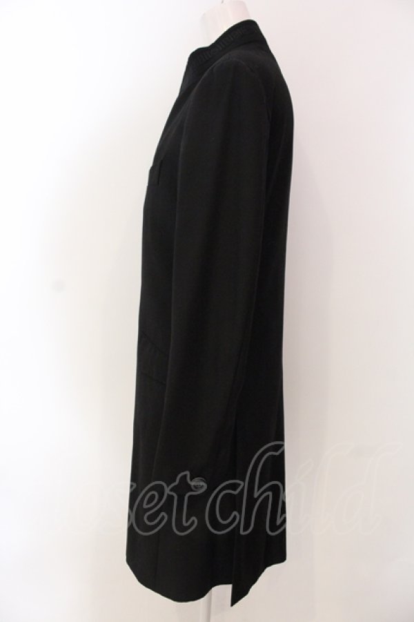 画像3: MiDiom / Mao Collar Long Jacket ジャケット M ブラック O-25-04-17-079-PU-CO-IG-OS (3)