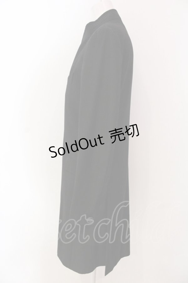 画像3: MiDiom / Mao Collar Long Jacket ジャケット M ブラック O-25-04-17-079-PU-CO-IG-ZY (3)