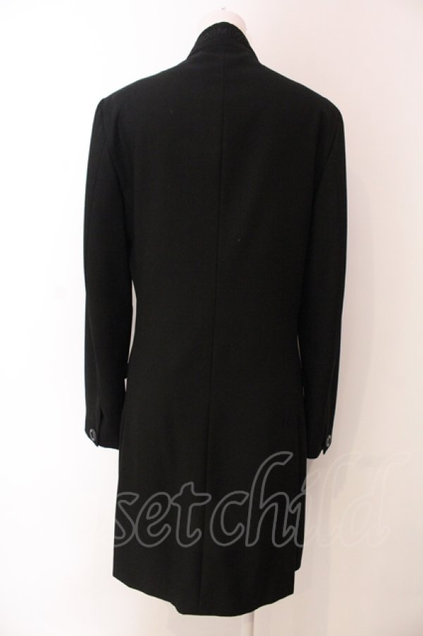 画像4: MiDiom / Mao Collar Long Jacket ジャケット M ブラック O-25-04-17-079-PU-CO-IG-OS (4)