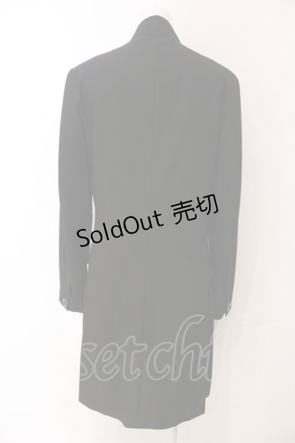 画像4: MiDiom / Mao Collar Long Jacket ジャケット M ブラック O-25-04-17-079-PU-CO-IG-ZY (4)