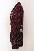 画像3: SEX POT ReVeNGe / ストライプフリルブラウス  ピンク×ブラック O-25-04-17-082-SP-BL-IG-OS (3)