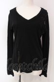 画像1: BPN FOR MEN / ジップ配色カットソー M ブラック O-25-04-17-084-GO-TO-IG-OS (1)