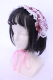画像1: Angelic Pretty / おしゃまフリルヘッドドレス（タータン）  ピンク O-25-04-17-098-AP-AC-IG-OS (1)