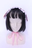 画像2: Angelic Pretty / おしゃまフリルヘッドドレス（タータン）  ピンク O-25-04-17-098-AP-AC-IG-OS (2)