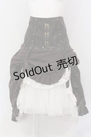 画像: MR. YI'S STEAMLAND（海外ゴシック） / ハイウエストロングスカート M ブラウン O-25-04-17-011-GO-SK-IG-OS