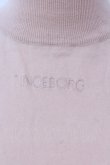 画像2: INGEBORG / ロゴ刺繍半袖ニット  ピンク O-25-04-17-017-LO-TO-IG-ZT023 (2)