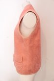 画像3: PINK HOUSE / ハートチャーム起毛ベスト  ピンク O-25-04-17-024-LO-TO-IG-ZT054 (3)
