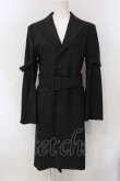 画像1: uenoya / ×クラレ先生 ベラドンナ コート フロント丈105cm　バック丈120cm ダークグレー O-25-04-17-028-GO-CO-IG-OS (1)