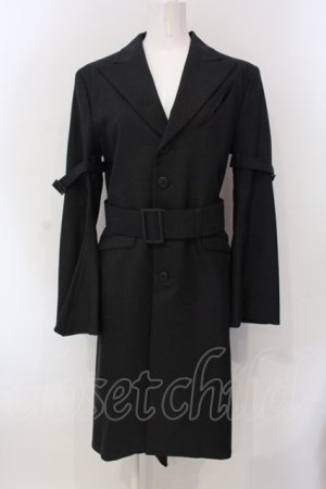 画像: uenoya / ×クラレ先生 ベラドンナ コート フロント丈105cm　バック丈120cm ダークグレー O-25-04-17-028-GO-CO-IG-OS