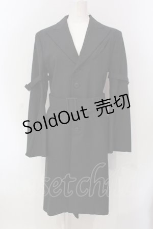 画像: uenoya / ×クラレ先生 ベラドンナ コート フロント丈105cm　バック丈120cm ダークグレー O-25-04-17-028-GO-CO-IG-ZTC064