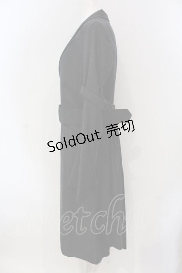 画像2: uenoya / ×クラレ先生 ベラドンナ コート フロント丈105cm　バック丈120cm ダークグレー O-25-04-17-028-GO-CO-IG-ZTC064 (2)