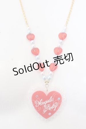 画像: Angelic Pretty / Sprinkle Heartネックレス  アカ O-25-04-18-006-AP-AC-OW-OS