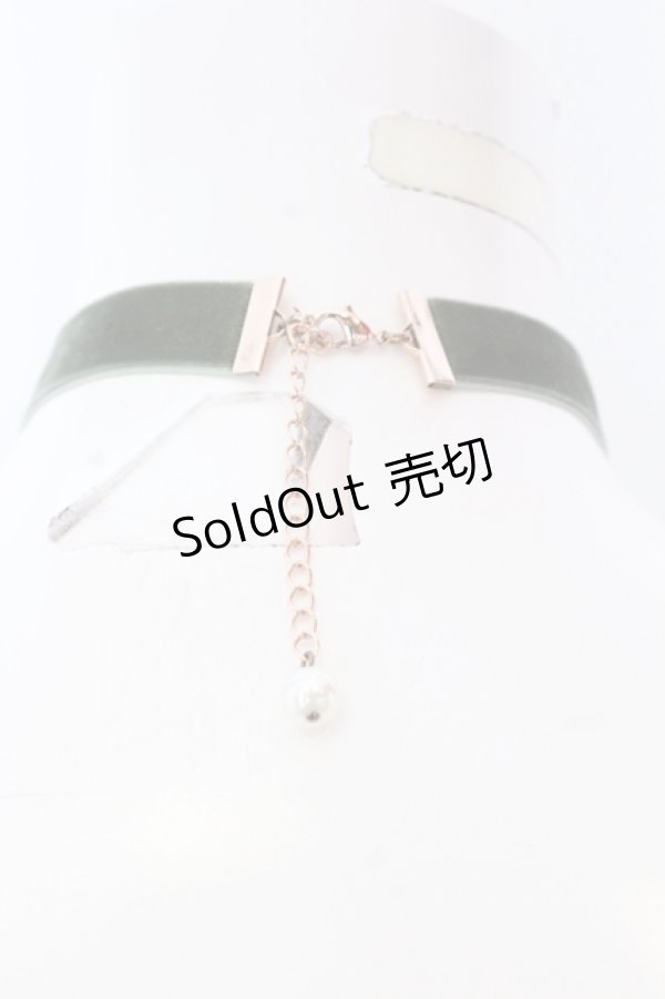 画像2: axes femme POETIQUE / いちごチョーカ-  グリーン O-25-04-18-001-AX-AC-OW-OS (2)