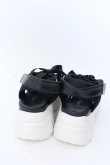 画像6: axes femme POETIQUE / レースアップスポサン S クロ×シロ O-25-04-18-028-AX-SH-OW-OS (6)