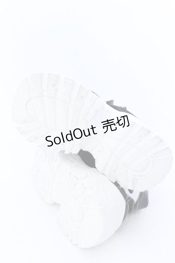 画像7: axes femme POETIQUE / レースアップスポサン S クロ×シロ O-25-04-18-028-AX-SH-OW-ZT-K005 (7)