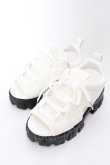 画像1: axes femme / レース使いスポサン S シロ O-25-04-18-029-AX-SH-OW-OS (1)