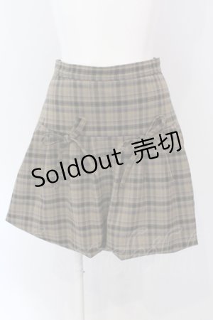 画像: 【SALE】merry jenny / checkバルーンミニスカート  グリーン O-25-04-19-043-LO-SK-IG-ZT282