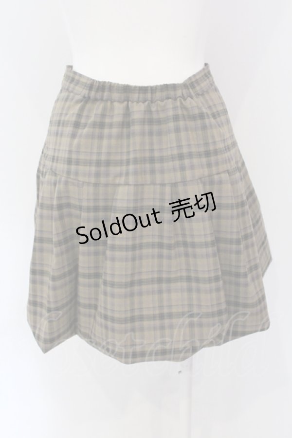 画像3: 【SALE】merry jenny / checkバルーンミニスカート  グリーン O-25-04-19-043-LO-SK-IG-ZT282 (3)