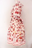 画像5: Angelic Pretty / Lyrical Bunny Parlorワンピース  シロ（ところどころ赤く色移り） O-25-04-19-004-AP-OP-OW-OS (5)