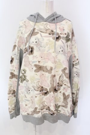 画像: MILKBOY / KILL IT SOFTLY HOODIE  グレー O-25-04-19-057-MB-TO-IG-ZT194
