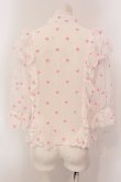 画像4: Angelic Pretty / Petit Heartブラウス  シロ×ピンク O-25-04-19-060-AP-BL-OW-OS (4)