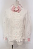 画像1: Angelic Pretty / Candy Ornamentブラウス  シロ×ピンク O-25-04-19-061-AP-BL-OW-OS (1)