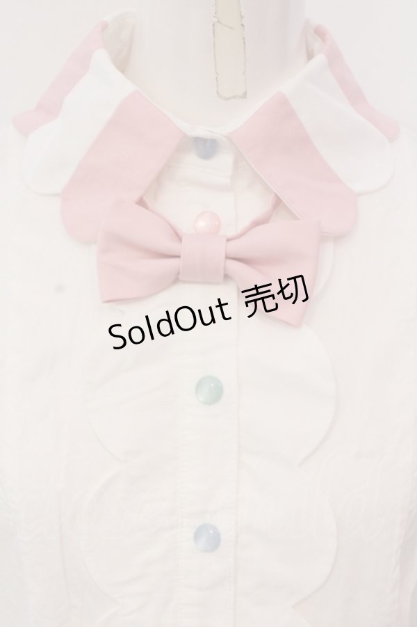 画像2: Angelic Pretty / Candy Ornamentブラウス  シロ×ピンク O-25-04-19-061-AP-BL-OW-OS (2)
