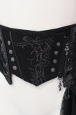 画像2: Ozz Croce / Garden of Fallen Angelコルセットスカート  ブラック O-25-04-19-064-OO-SK-OW-OS (2)