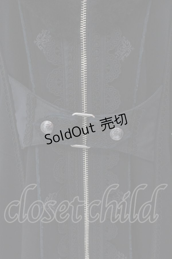 画像3: Ozz oneste / Dark Wizard 裏起毛カーデ  ブラック×グリーン O-25-04-19-069-OO-CO-OW-ZT-C056 (3)