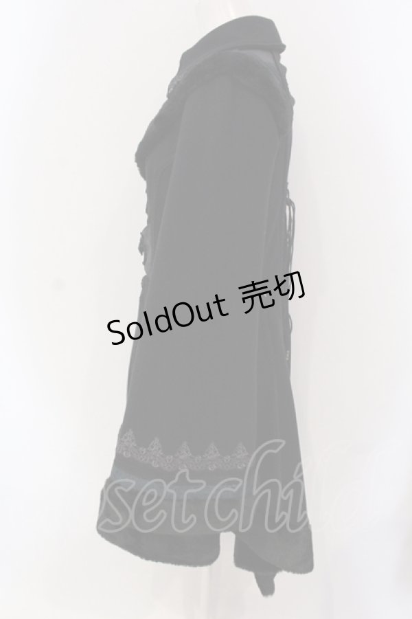 画像4: Ozz oneste / Dark Wizard 裏起毛カーデ  ブラック×グリーン O-25-04-19-069-OO-CO-OW-ZT-C056 (4)