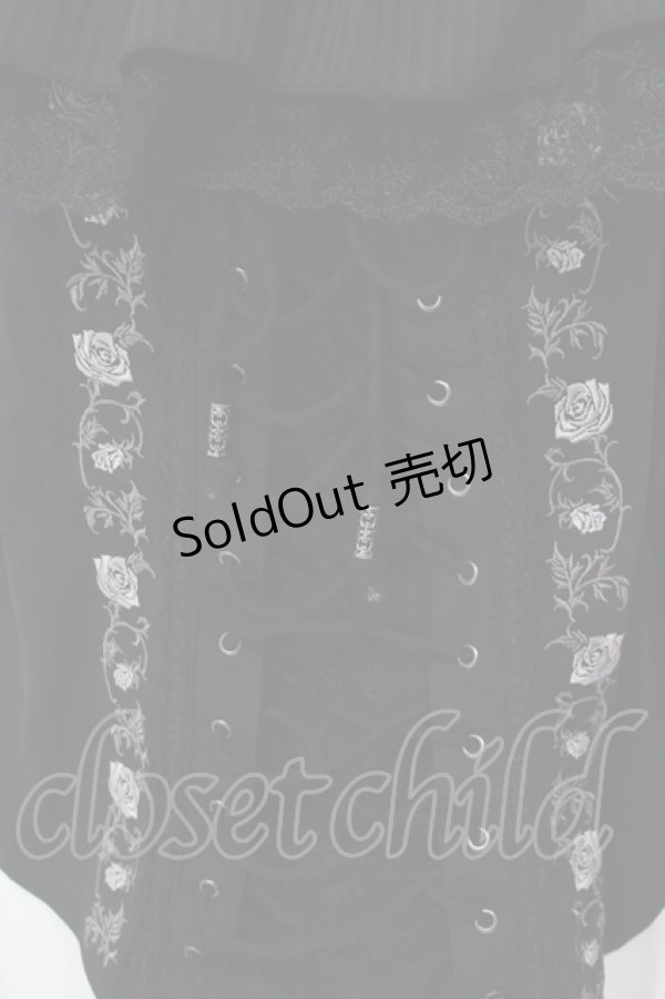画像2: Ozz oneste / Pirates Roseオフショルダープルオーバー  ブラック O-25-04-19-070-OO-TO-OW-OS (2)